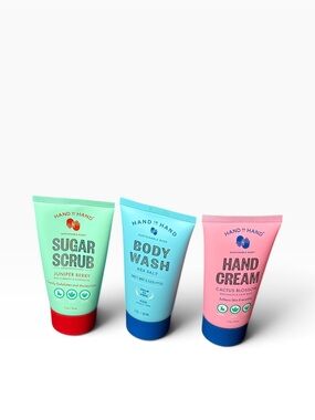 Hand in Hand Sugar Scrub, Body Wash and Hand Cream Set